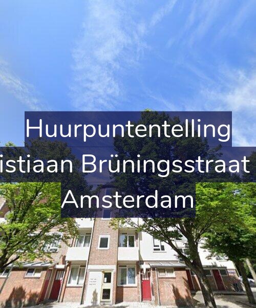 Foto gevel Huurpuntentelling voor Christiaan Brüningsstraat 2-2, Amsterdam