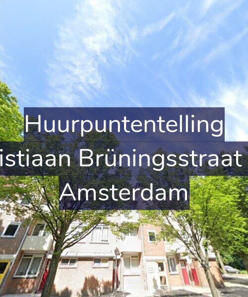 Foto gevel Huurpuntentelling voor Christiaan Brüningsstraat 4-2, Amsterdam