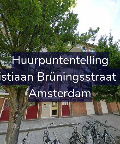 Foto gevel Huurpuntentelling voor Christiaan Brüningsstraat 9-H, Amsterdam