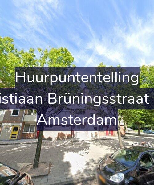 Foto gevel Huurpuntentelling voor Christiaan Brüningsstraat 4-H, Amsterdam