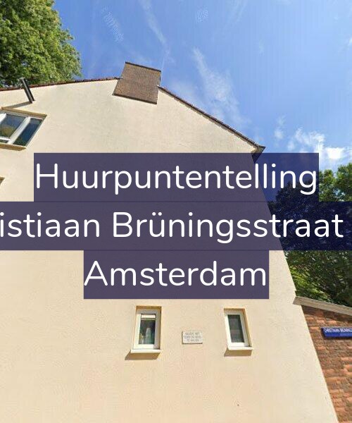 Foto gevel Huurpuntentelling voor Christiaan Brüningsstraat 8-1, Amsterdam