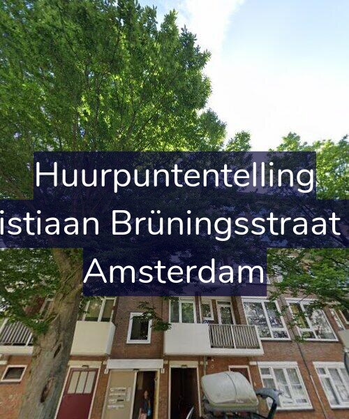 Foto gevel Huurpuntentelling voor Christiaan Brüningsstraat 5-3, Amsterdam
