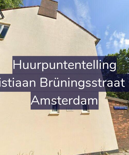 Foto gevel Huurpuntentelling voor Christiaan Brüningsstraat 8-H, Amsterdam