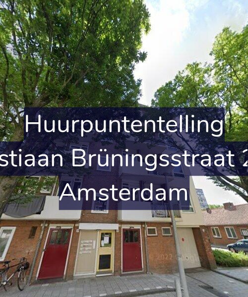 Foto gevel Huurpuntentelling voor Christiaan Brüningsstraat 23-1, Amsterdam