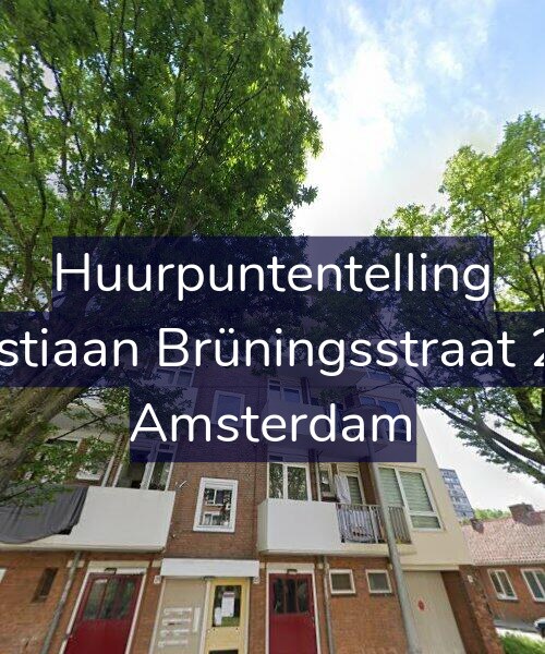 Foto gevel Huurpuntentelling voor Christiaan Brüningsstraat 23-3, Amsterdam