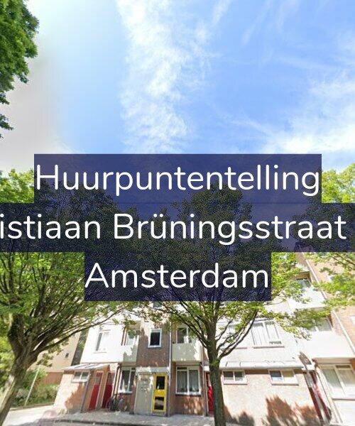Foto gevel Huurpuntentelling voor Christiaan Brüningsstraat 6-2, Amsterdam