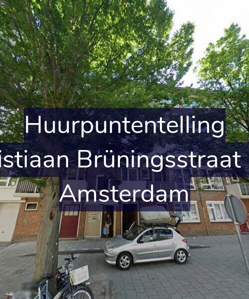 Foto gevel Huurpuntentelling voor Christiaan Brüningsstraat 5-H, Amsterdam