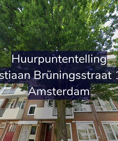 Foto gevel Huurpuntentelling voor Christiaan Brüningsstraat 17-2, Amsterdam