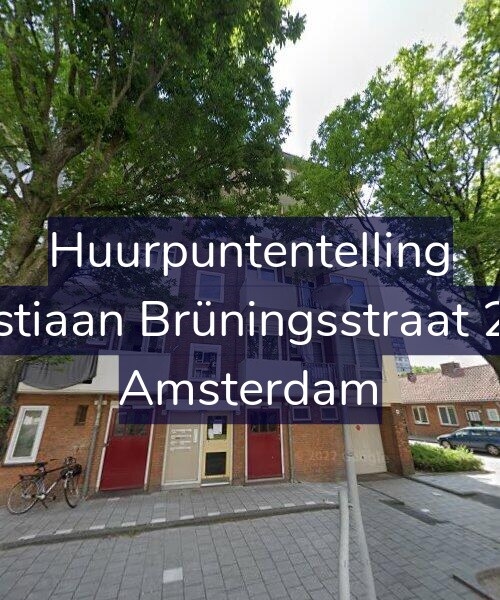 Foto gevel Huurpuntentelling voor Christiaan Brüningsstraat 23-H, Amsterdam