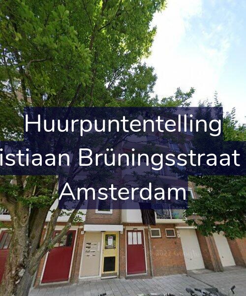 Foto gevel Huurpuntentelling voor Christiaan Brüningsstraat 9-1, Amsterdam