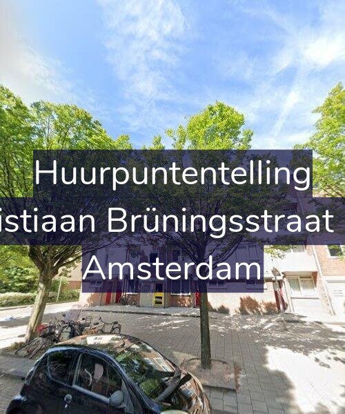 Foto gevel Huurpuntentelling voor Christiaan Brüningsstraat 6-H, Amsterdam