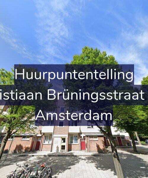 Foto gevel Huurpuntentelling voor Christiaan Brüningsstraat 2-1, Amsterdam