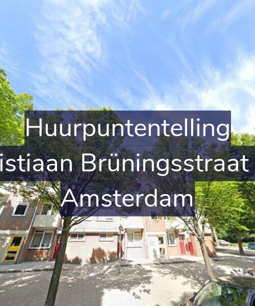 Foto gevel Huurpuntentelling voor Christiaan Brüningsstraat 4-1, Amsterdam
