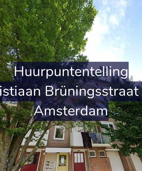 Foto gevel Huurpuntentelling voor Christiaan Brüningsstraat 9-3, Amsterdam