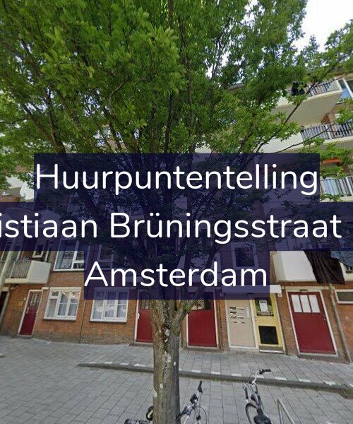 Foto gevel Huurpuntentelling voor Christiaan Brüningsstraat 7-H, Amsterdam
