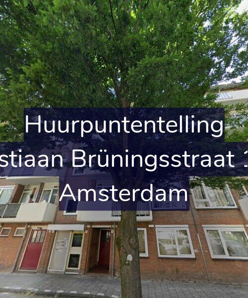 Foto gevel Huurpuntentelling voor Christiaan Brüningsstraat 17-1, Amsterdam