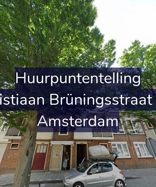 Foto gevel Huurpuntentelling voor Christiaan Brüningsstraat 5-1, Amsterdam