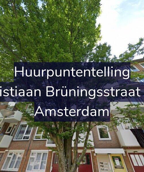 Foto gevel Huurpuntentelling voor Christiaan Brüningsstraat 7-3, Amsterdam