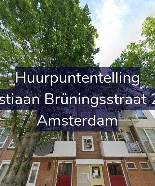 Foto gevel Huurpuntentelling voor Christiaan Brüningsstraat 21-3, Amsterdam