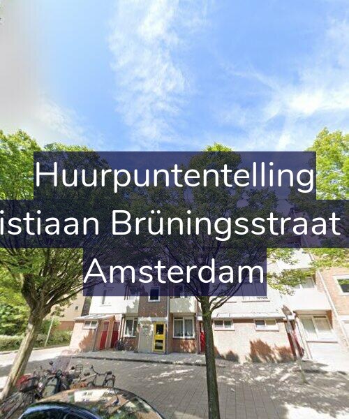 Foto gevel Huurpuntentelling voor Christiaan Brüningsstraat 6-1, Amsterdam