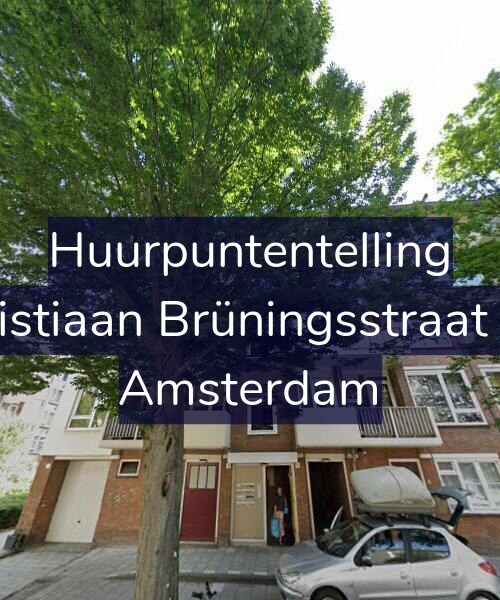 Foto gevel Huurpuntentelling voor Christiaan Brüningsstraat 3-1, Amsterdam