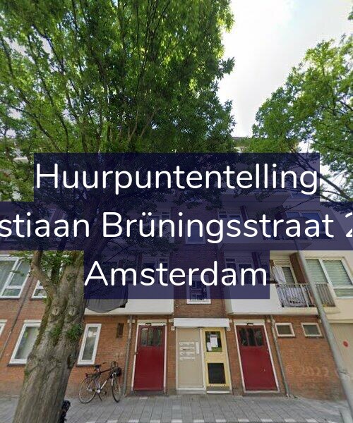 Foto gevel Huurpuntentelling voor Christiaan Brüningsstraat 21-1, Amsterdam