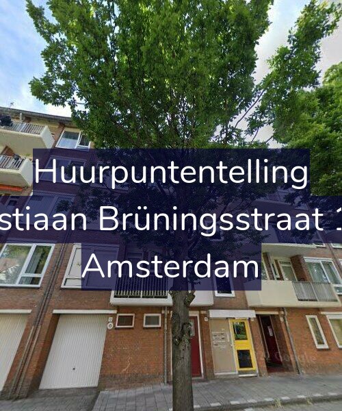 Foto gevel Huurpuntentelling voor Christiaan Brüningsstraat 15-1, Amsterdam