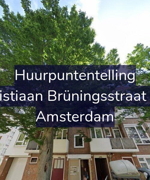 Foto gevel Huurpuntentelling voor Christiaan Brüningsstraat 3-3, Amsterdam
