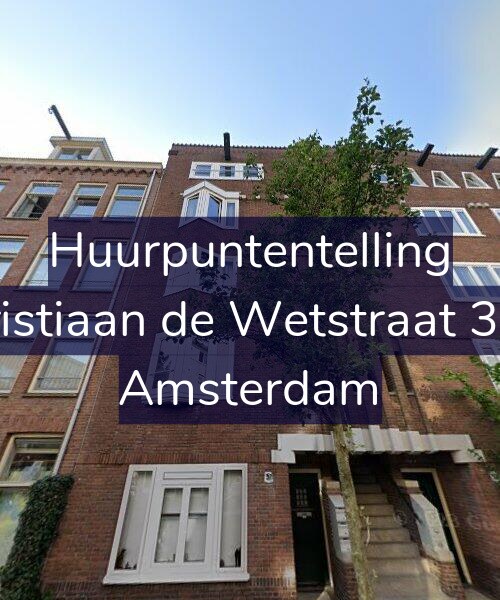 Foto gevel Huurpuntentelling voor Christiaan de Wetstraat 37-1, Amsterdam