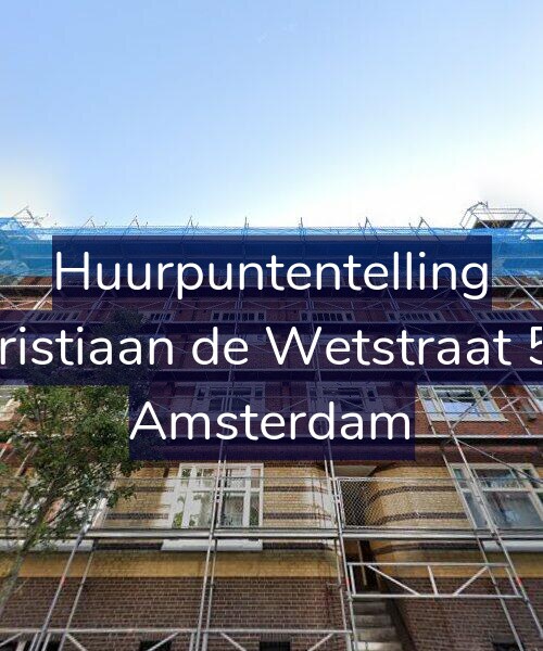 Foto gevel Huurpuntentelling voor Christiaan de Wetstraat 5-3, Amsterdam
