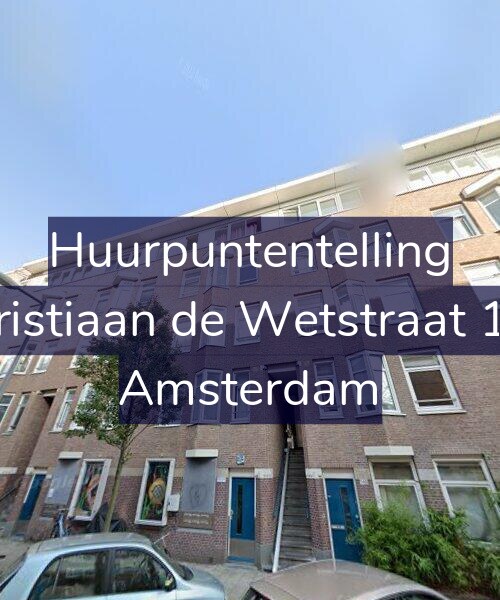 Foto gevel Huurpuntentelling voor Christiaan de Wetstraat 154, Amsterdam