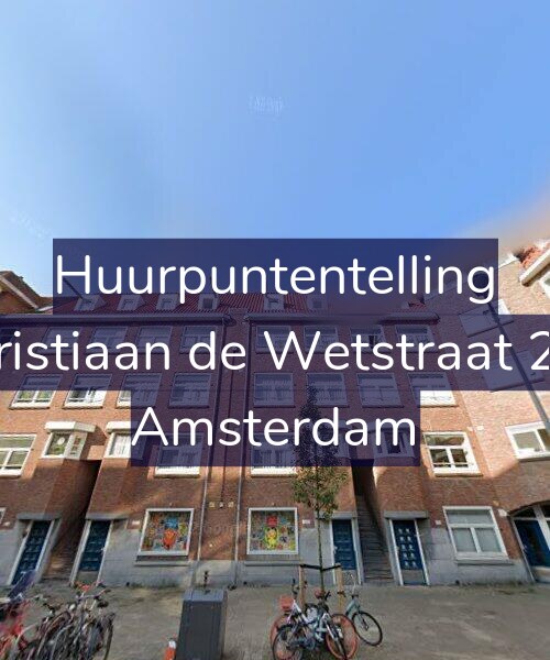 Foto gevel Huurpuntentelling voor Christiaan de Wetstraat 238, Amsterdam