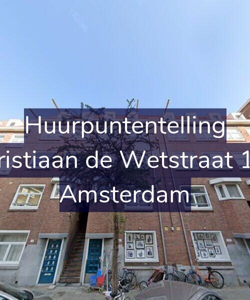 Foto gevel Huurpuntentelling voor Christiaan de Wetstraat 198, Amsterdam