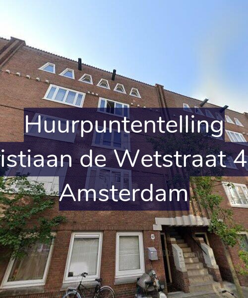 Foto gevel Huurpuntentelling voor Christiaan de Wetstraat 41-1, Amsterdam