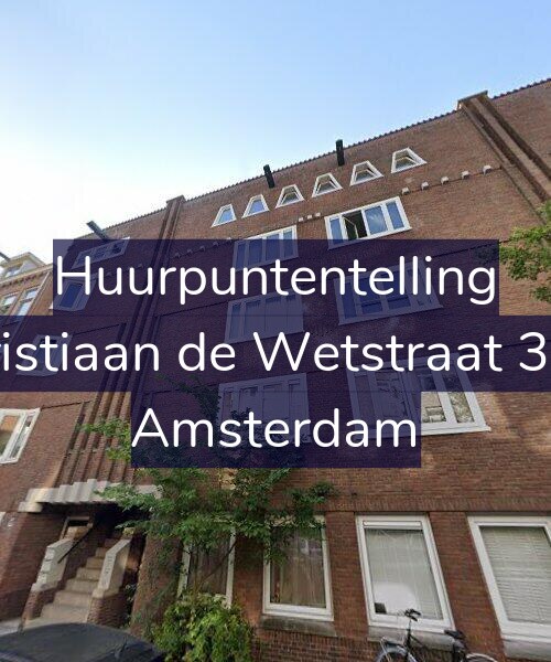 Foto gevel Huurpuntentelling voor Christiaan de Wetstraat 39-3, Amsterdam