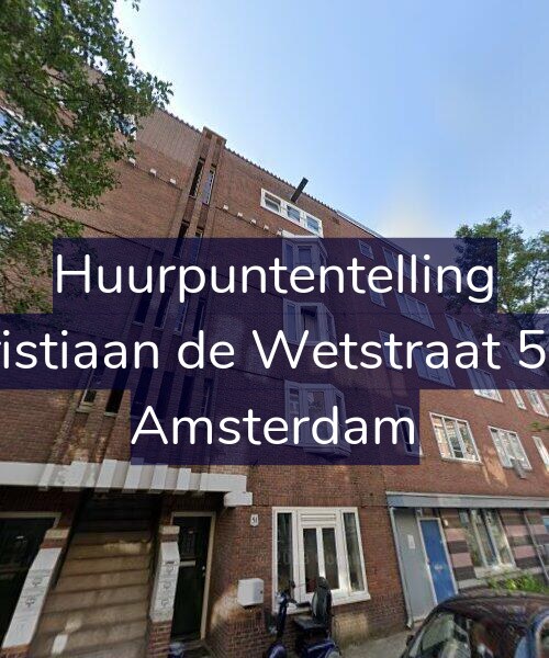 Foto gevel Huurpuntentelling voor Christiaan de Wetstraat 51-1, Amsterdam