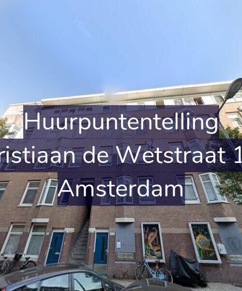Foto gevel Huurpuntentelling voor Christiaan de Wetstraat 162, Amsterdam