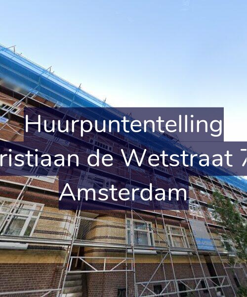 Foto gevel Huurpuntentelling voor Christiaan de Wetstraat 7-3, Amsterdam