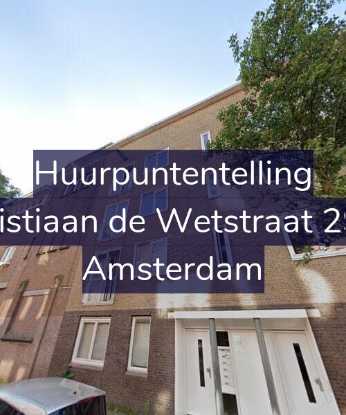Foto gevel Huurpuntentelling voor Christiaan de Wetstraat 29-D, Amsterdam