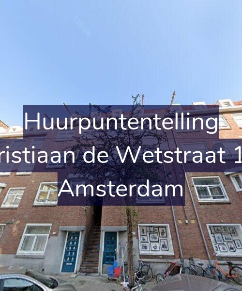 Foto gevel Huurpuntentelling voor Christiaan de Wetstraat 196, Amsterdam