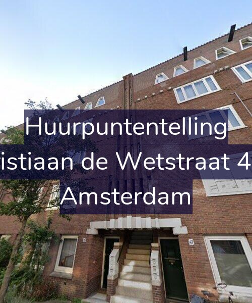Foto gevel Huurpuntentelling voor Christiaan de Wetstraat 45-1, Amsterdam