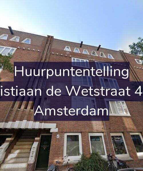 Foto gevel Huurpuntentelling voor Christiaan de Wetstraat 47-3, Amsterdam