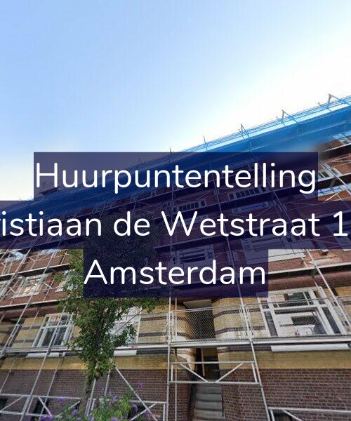 Foto gevel Huurpuntentelling voor Christiaan de Wetstraat 13-2, Amsterdam