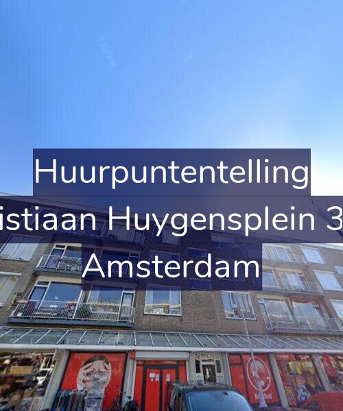 Foto gevel Huurpuntentelling voor Christiaan Huygensplein 32-2, Amsterdam