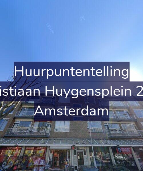 Foto gevel Huurpuntentelling voor Christiaan Huygensplein 24-3, Amsterdam
