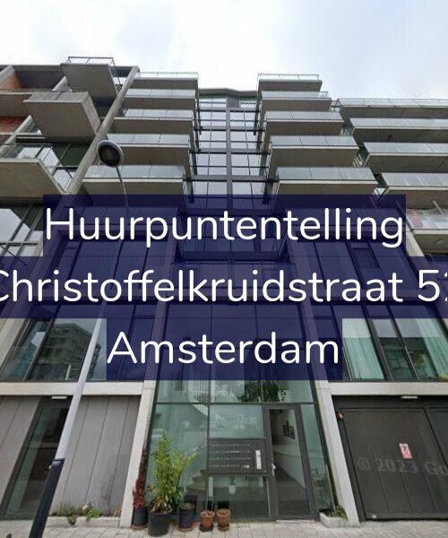 Foto gevel Huurpuntentelling voor Christoffelkruidstraat 52, Amsterdam