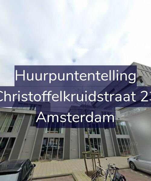 Foto gevel Huurpuntentelling voor Christoffelkruidstraat 23, Amsterdam