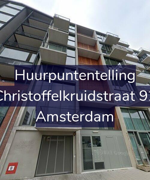 Foto gevel Huurpuntentelling voor Christoffelkruidstraat 92, Amsterdam