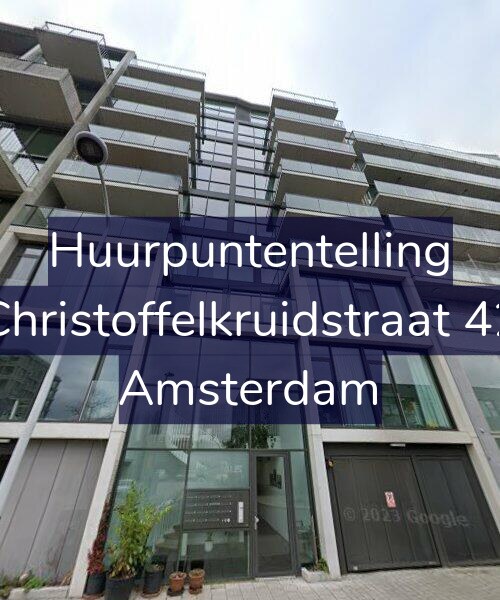 Foto gevel Huurpuntentelling voor Christoffelkruidstraat 42, Amsterdam