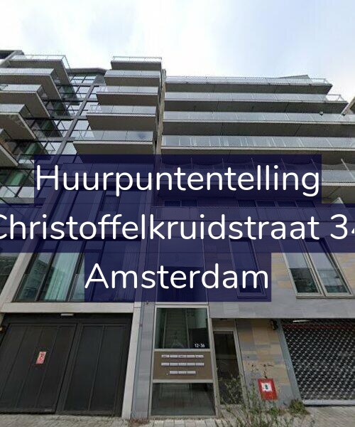 Foto gevel Huurpuntentelling voor Christoffelkruidstraat 34, Amsterdam